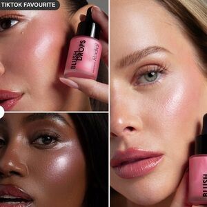 Rodial Blush Drops in Frosted Pink Liquid Blush, Travel Size 2g, NEW